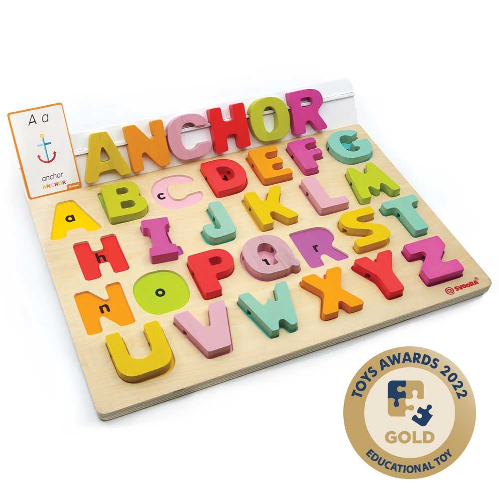 Holz-Alphabet-Puzzle: mein erster Engel