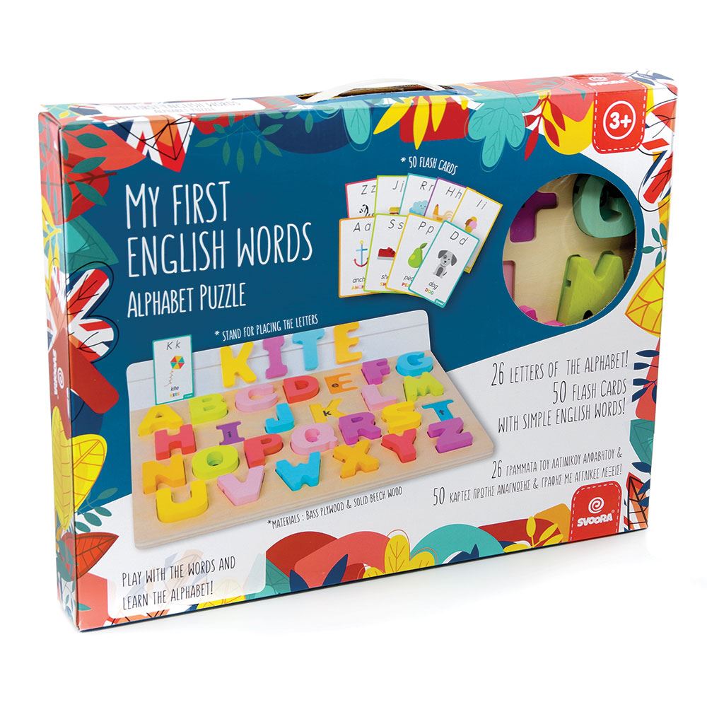 Holz-Alphabet-Puzzle: mein erster Engel