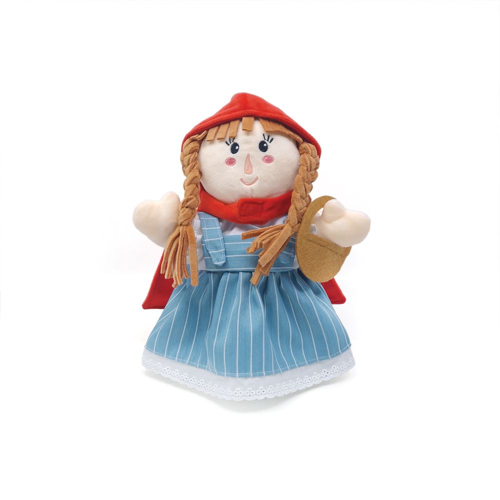 Handpuppe Rotkäppchen. 25 cm. 3+