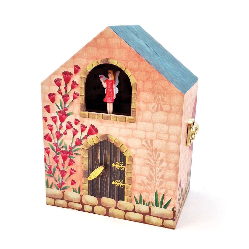 Schmuckschatulle mit Musik-Feenhaus. 4+