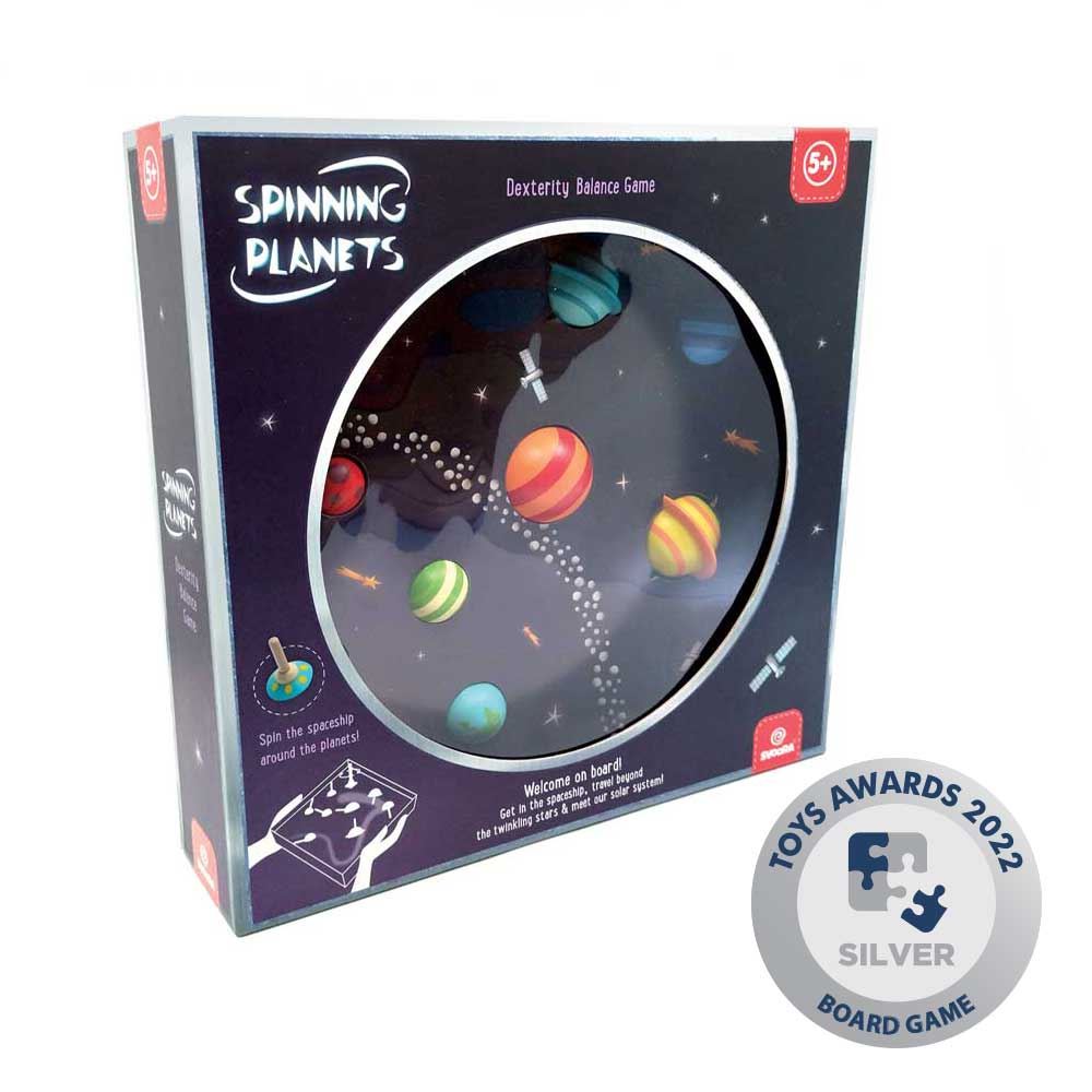 Hölzerne, sich drehende Planeten. 5+