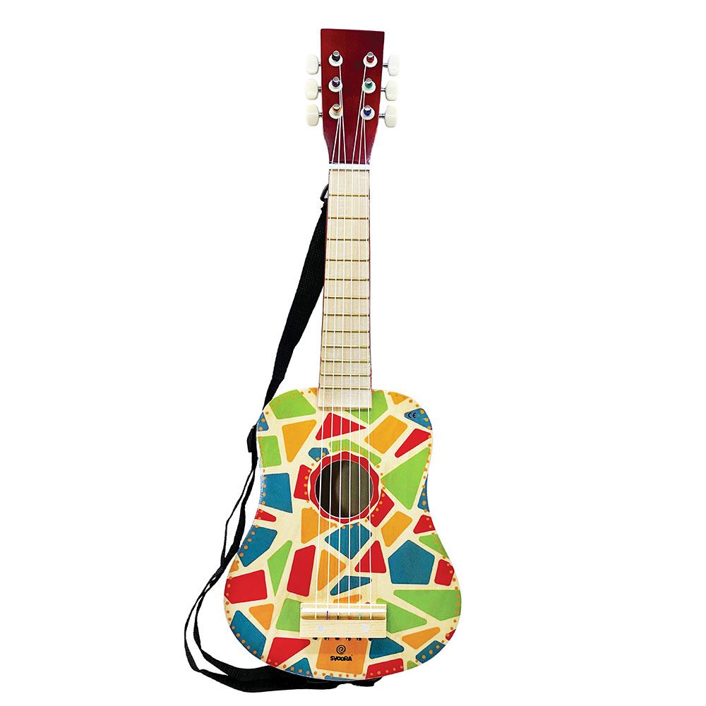 Gitarrenzirkus für Kinder. 64x26x8 cm. 5+