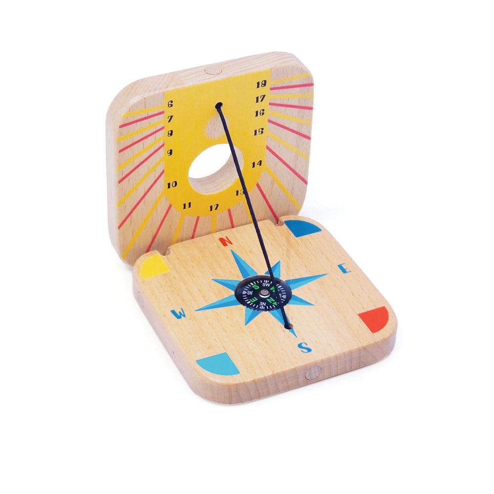 Natoore adentoore compass sundial. 5+