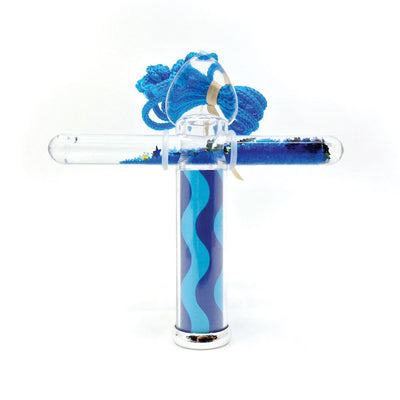 Mini-Flüssig-Kaleidoskop 'blaue Wellen'