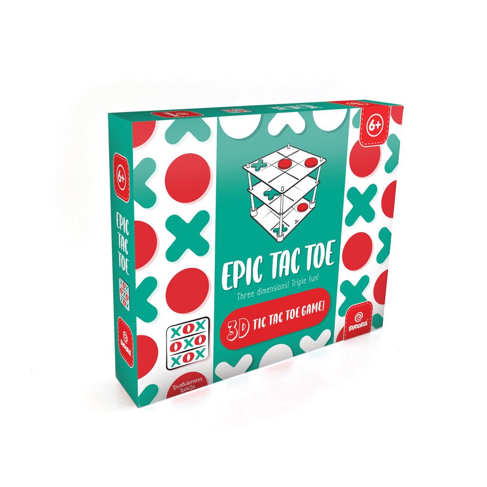 Svoora Tic Tac Toe-Spiel. 3d. 6+