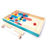 3-in-1-Brettspiel aus Holz. 5+