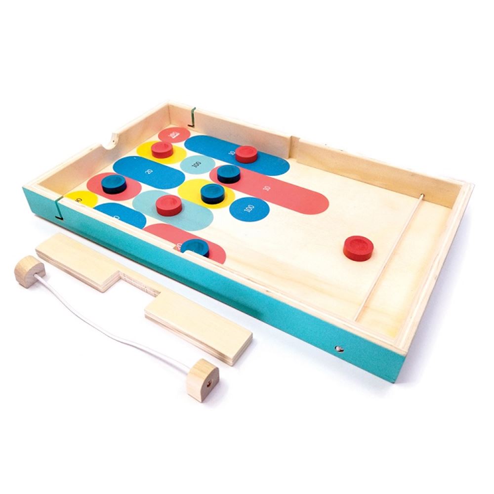 3-in-1-Brettspiel aus Holz. 5+