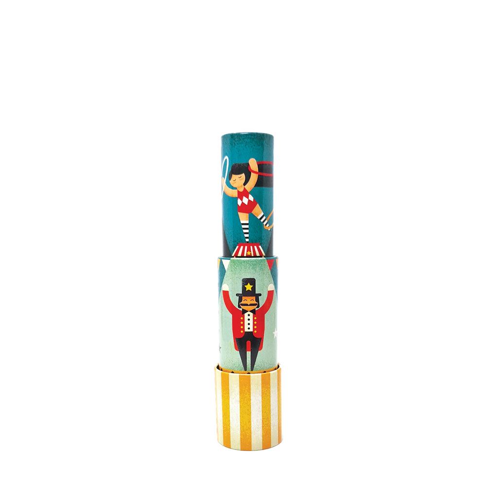 Kaleidoskop-Dose, Zirkusblaugrün.3+