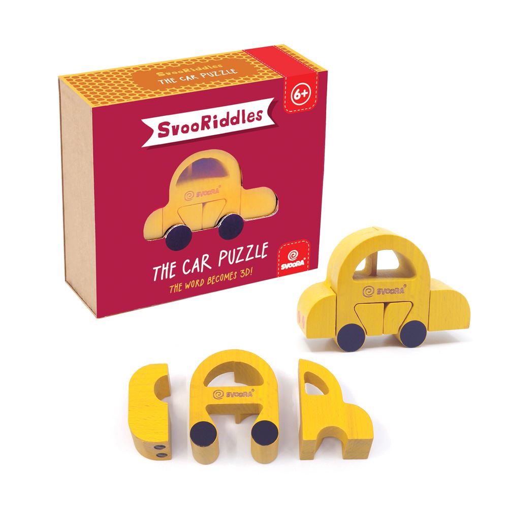 Svoor löst das Auto-Rätsel. 6+