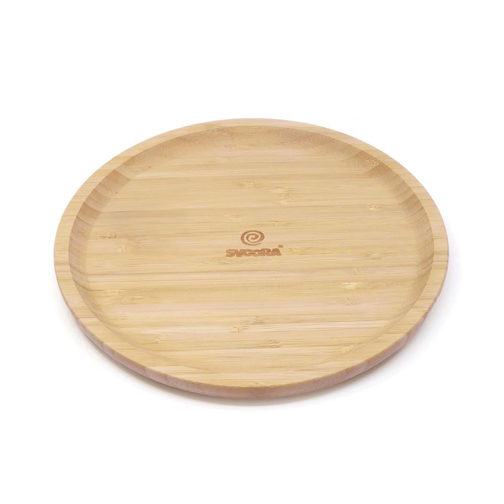 Svoora Holzschale für Kreisel. 25x25