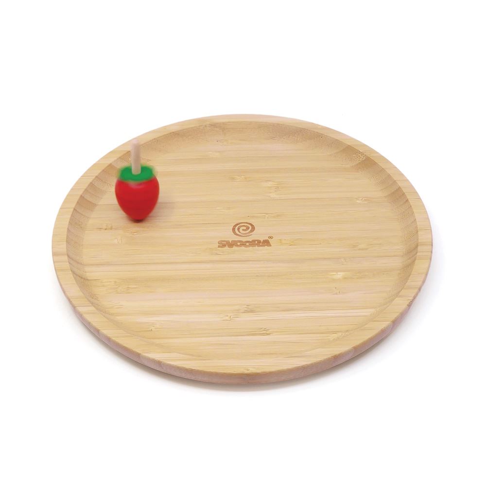 Svoora Holzschale für Kreisel. 25x25