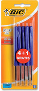 Bic Kugelschreiber M10 blau bls 4+1