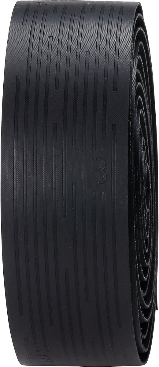 BBB Cycling Nanoribbon Gel-Lenkerband – mit Gel-Unterstützung – rutschfest – inklusive Lenkerkappen – schwarz – BHT-19