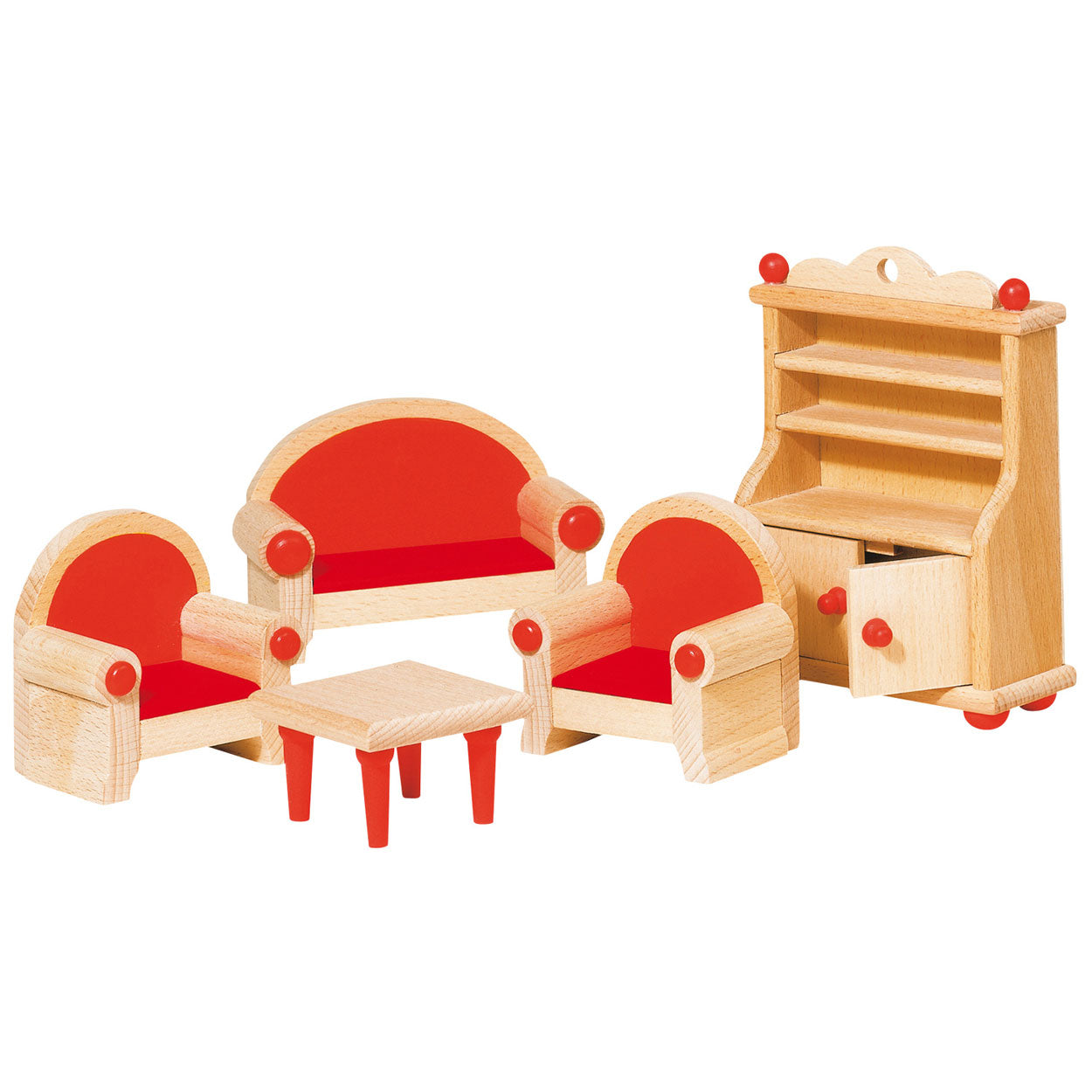 Goki Dollhouse Möbel Wohnzimmer, 5dlg.