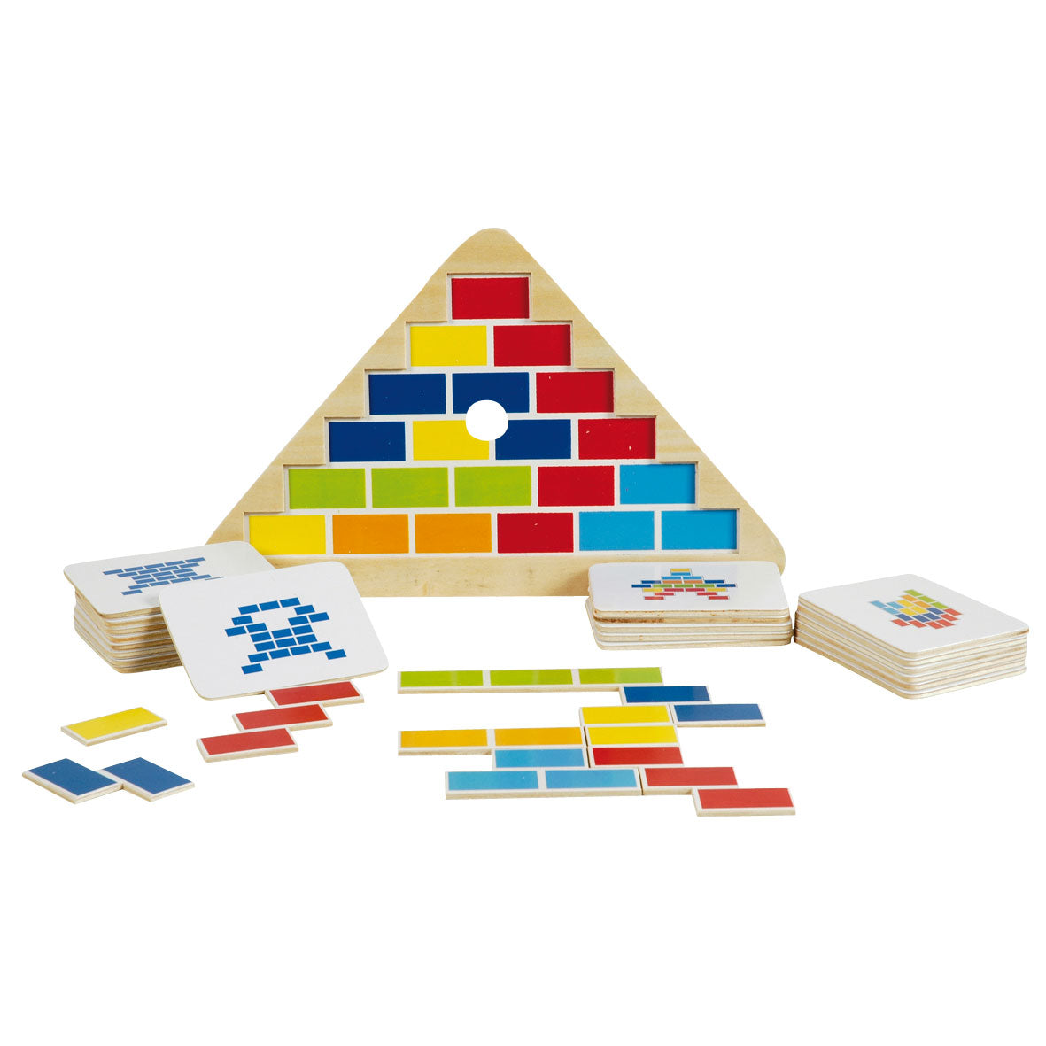 Goki Holzhirn -Puzzle Farben