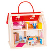 Goki Wooden Dollhouse Koffer mit Zubehör