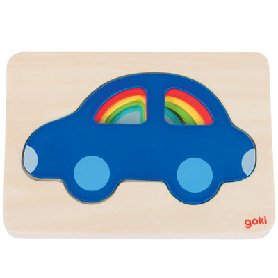Goki -Schicht -Puzzle -Auto, 5 Schichten