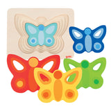 Goki -Schicht -Puzzle -Schmetterling, 5 Schichten - afbeelding 1