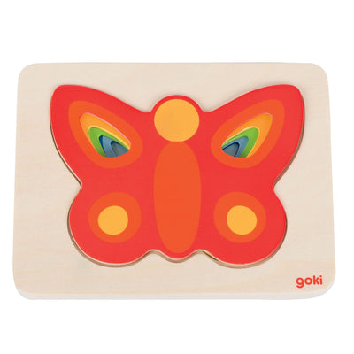Goki -Schicht -Puzzle -Schmetterling, 5 Schichten