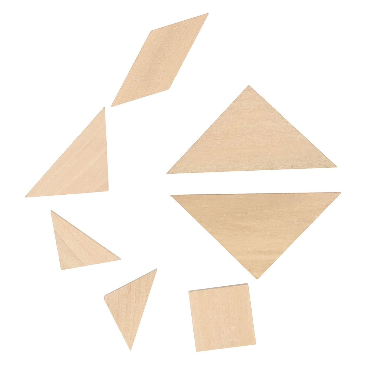 Goki -Holz -Tangram -Puzzle