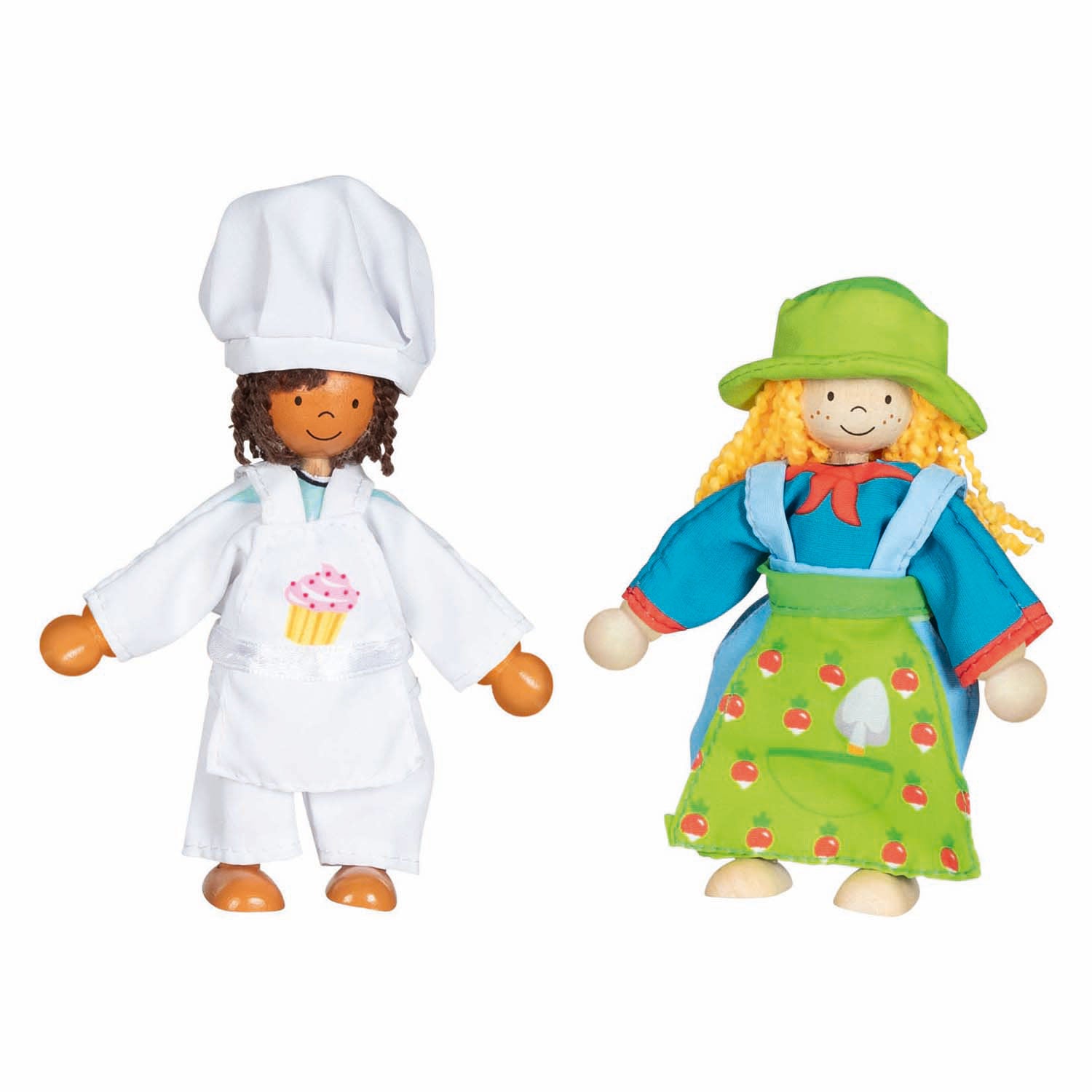 Goki Flexible Puppen Fynja Fabio, 6 Outfits