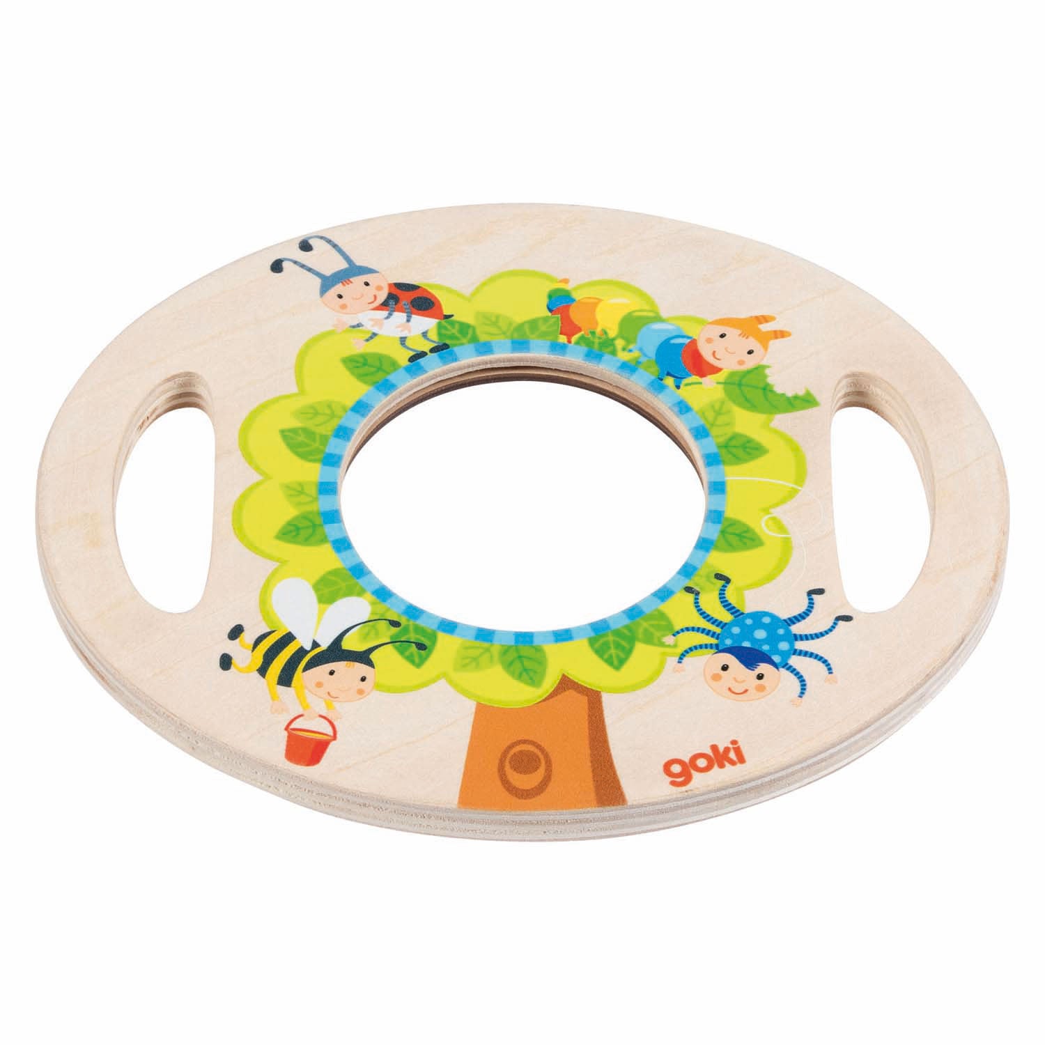 Goki Houten XL Vergrößerungsglas mit Griffen