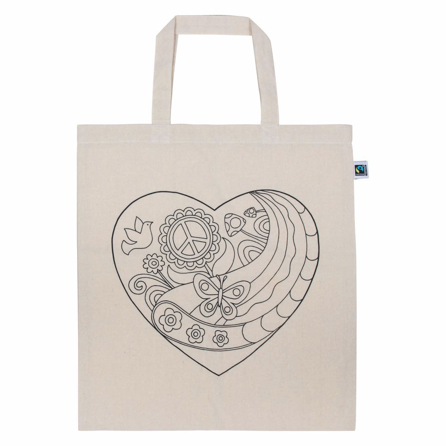 Goki Baumwolltasche Herz
