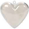 Creativ Company Deko-Herz, H: 6,5 cm, transparent, 10 Stück 1 Box