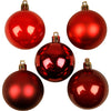 Creativ Company Weihnachtskugeln, D 6 cm, rote Harmonie, 20 Stück 1 Box