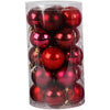 Creativ Company Weihnachtskugeln, D 6 cm, rote Harmonie, 20 Stück 1 Box