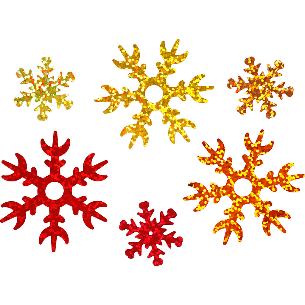 Creativ Company Pailletten, Größe 25+45 mm, Kupfer, Gold, Rot, 30 gr 1 Box