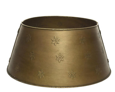 Decoris Weihnachtsbaumring aus Eisen, Durchmesser 70 cm, Antikgold