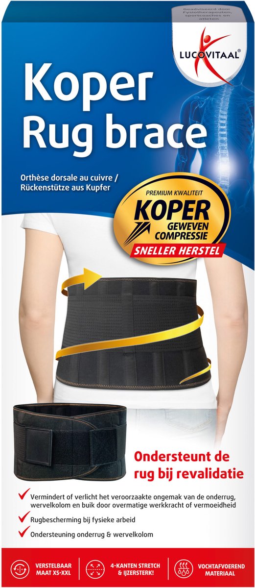 Lucovitaal Kupfer-Rückenbandage -