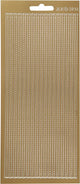 Creativ Firmenaufkleber, Bordüren, Bogen 10x23 cm, gold, 1 Bogen