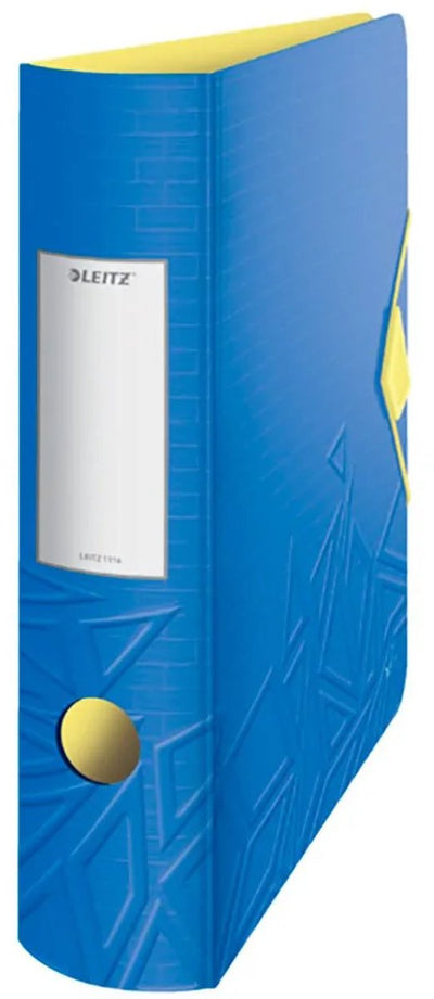 Leitz 180° Active Urban Chic PP-Ordner für 500 Blatt – Ordner für A4-Dokumente – Rückenbreite 82 mm – Blau