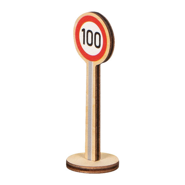 Goki Holz-Verkehrsschild-Set – 40-teilig.