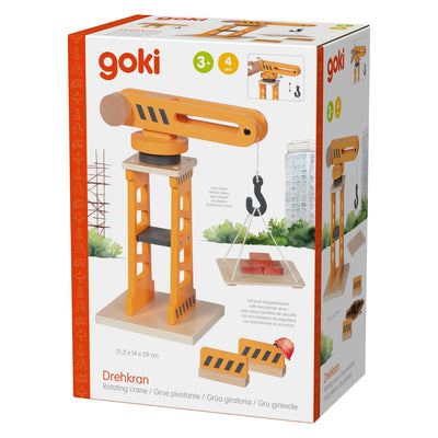 Goki Drehkran aus Holz - 4 Stk.