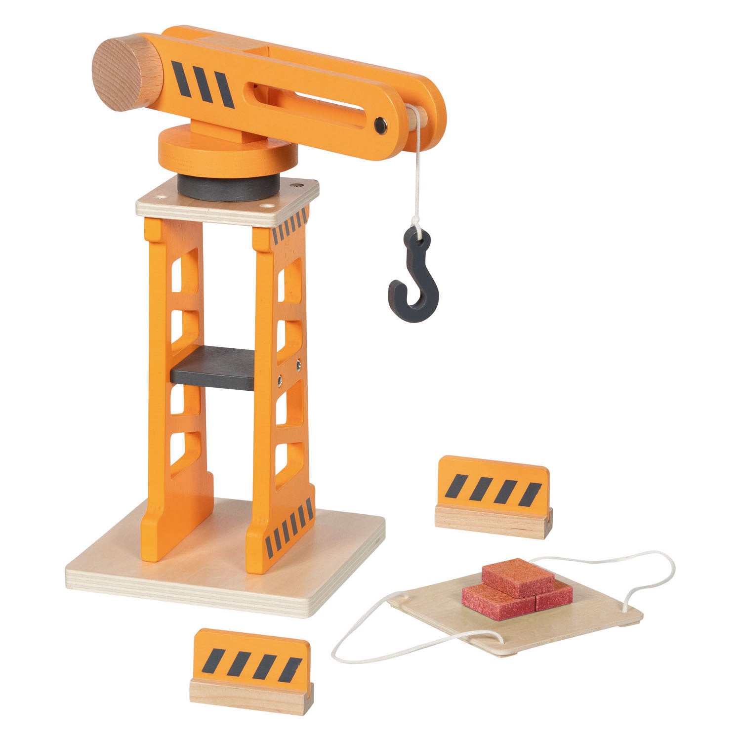 Goki Drehkran aus Holz - 4 Stk.