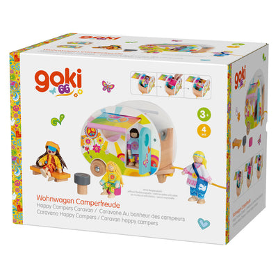 Goki Happy Campers Wohnwagenspielzeug aus Holz