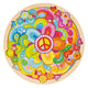 Goki Holzpuzzle Mandala Blumen – 34 Teile.