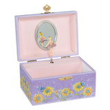 Goki Music Box Ballerina Blumen lila lila - afbeelding 1
