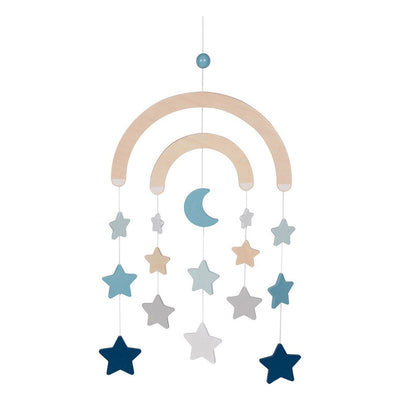 Goki Holzbaby Mobile Starry Sky Sky Blau