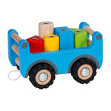 Goki Holzschleppwagen mit Anhänger - afbeelding 4