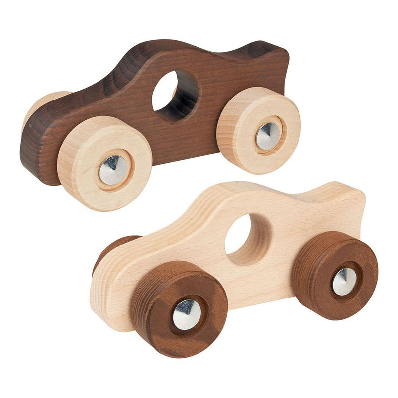 Goki Holzschubfigur Rennwagen