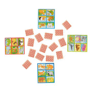 Goki Wooden Lotto Game Animals, 28dlg. - afbeelding 2