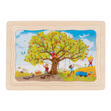 GOKI -Holz -Puzzle Mein Apfelbaum, 32. - afbeelding 3