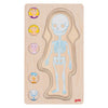 Goki Holzschicht Puzzle Human Body Girl, 29.
