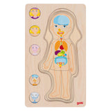 Goki Holzschicht Puzzle Human Body Girl, 29. - afbeelding 4