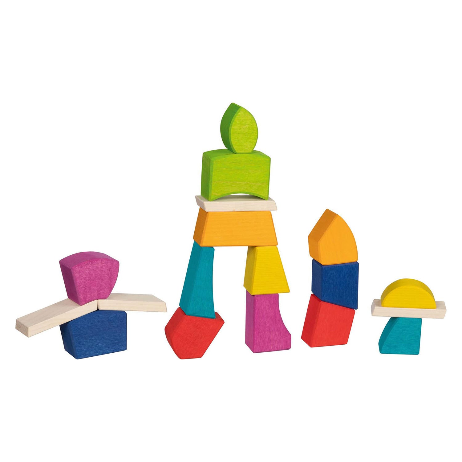 Goki -Holzbausteine ​​Creo, 14dlg.