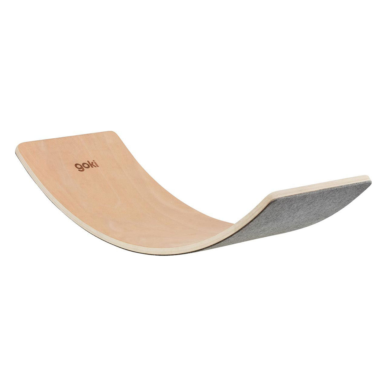 Goki Holzausgleichsbrettwelle mit Filz, 82 cm